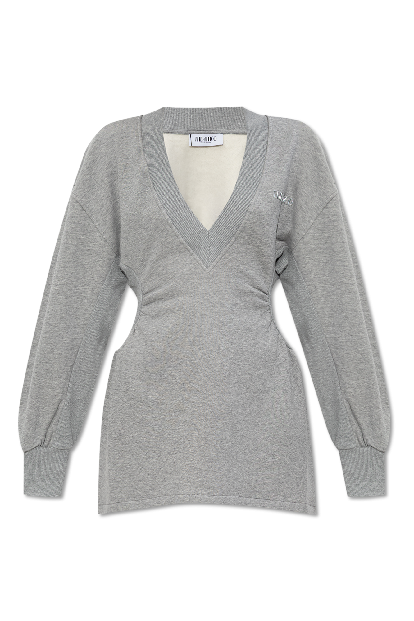 ワンピース THE ATTICO The Attico Dresses (251WCA00436 JJF003AA183) Grey Dress with logo The Attico - Vitkac AS